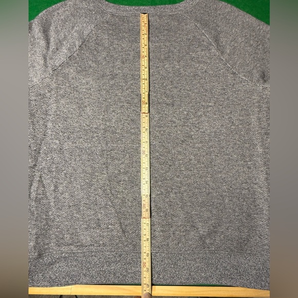 Victoria's Secret Gray Crewneck Sweater with Lace Accent - Picture 6 of 11